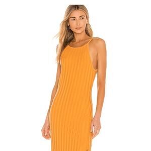 NWT Jonathan Simkhai Megan Dress - Tangerine - Small
